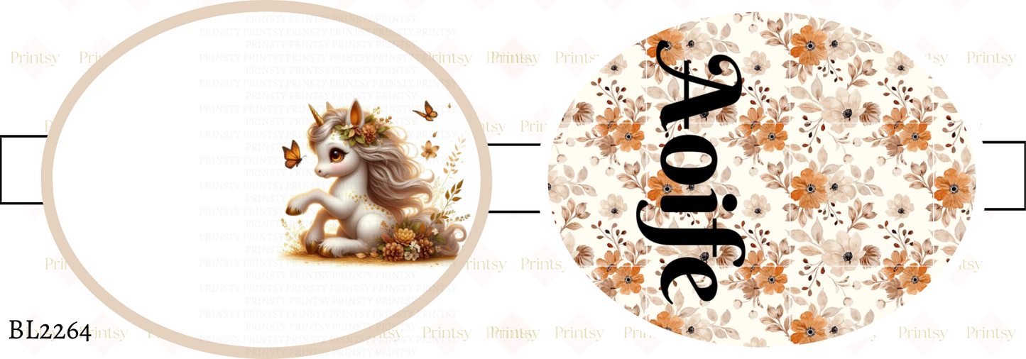 Autumn Unicorn Bow Loop