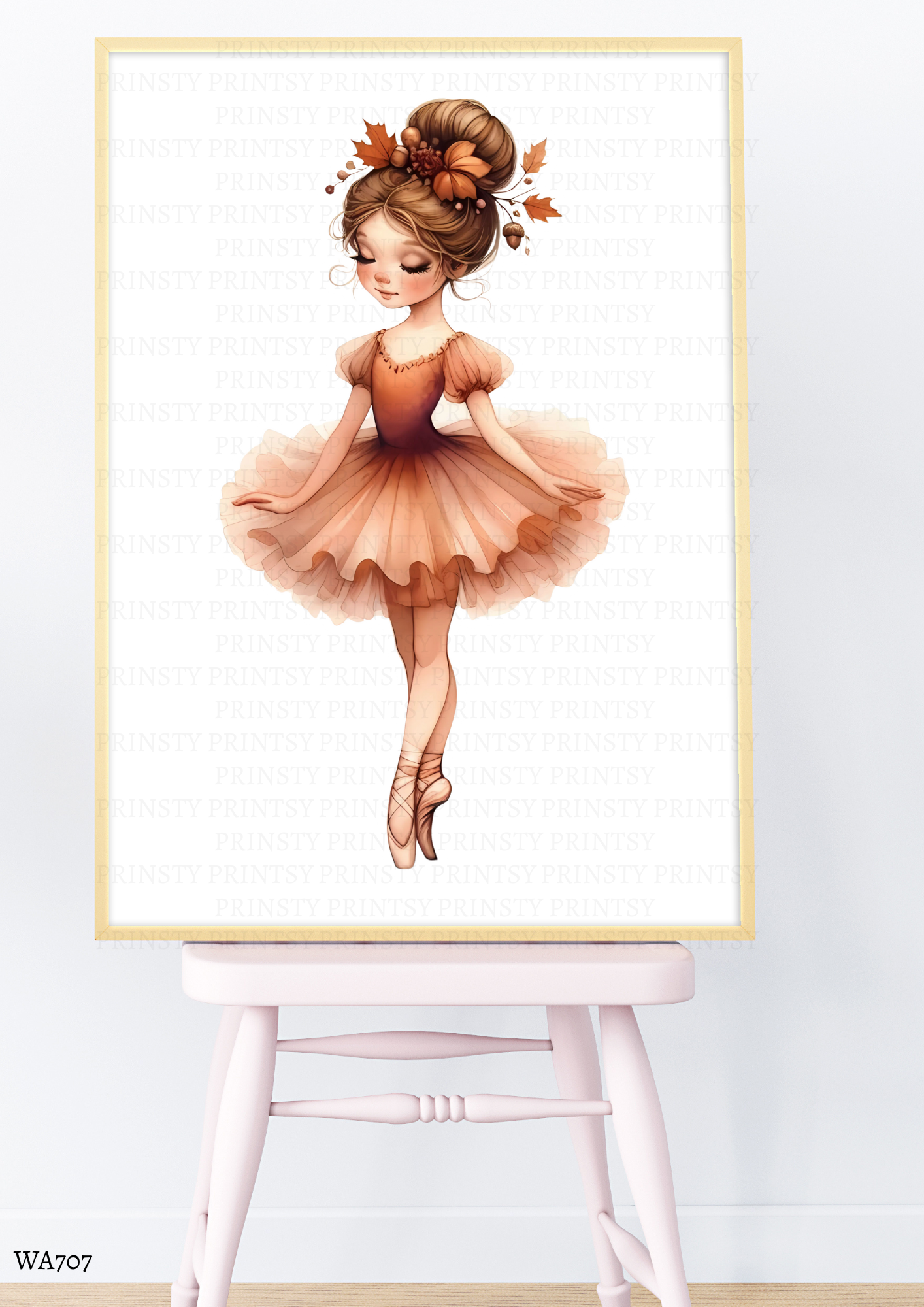 Autumn Ballerina Wall Art