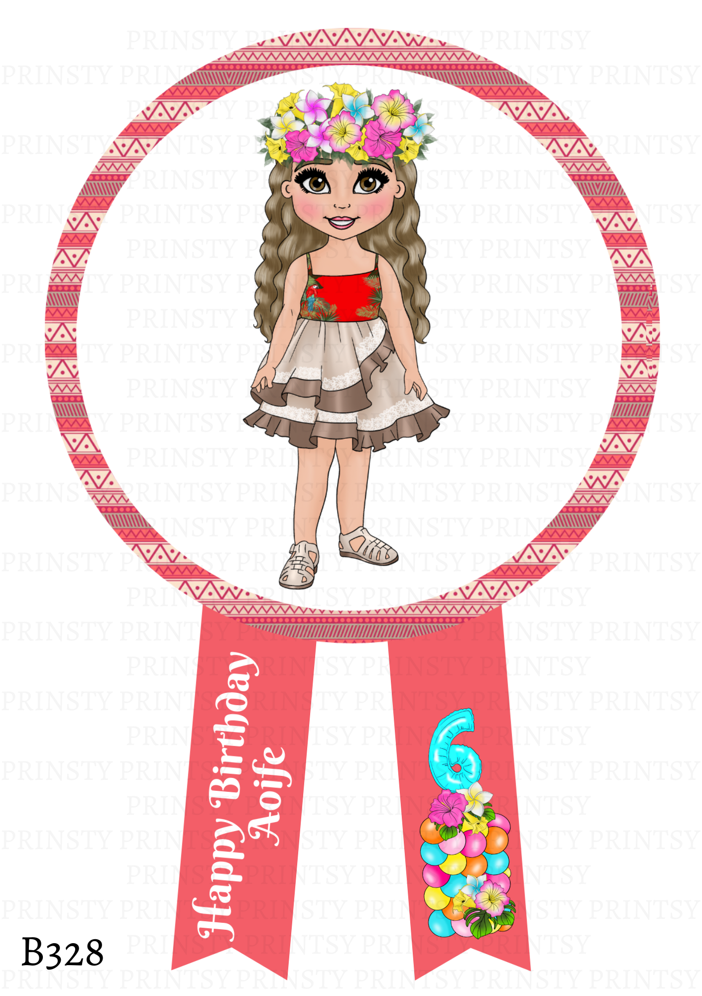 Polynesian Dolly Badge
