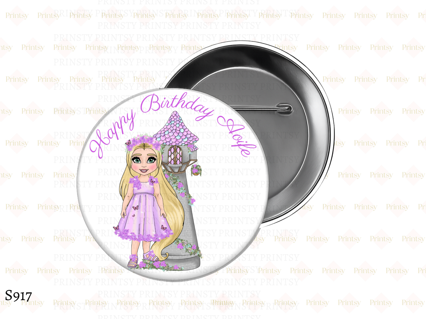 Punzie Dolly BowBitz/Badges