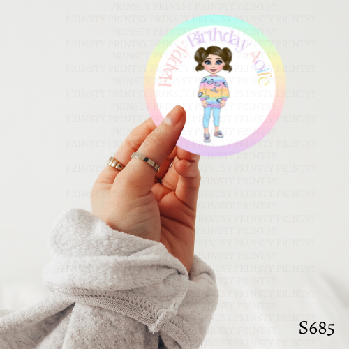 Butterfly Dolly Sticker Sheet