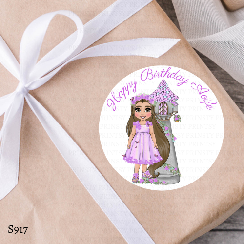 Punzie Birthday Sticker Sheet