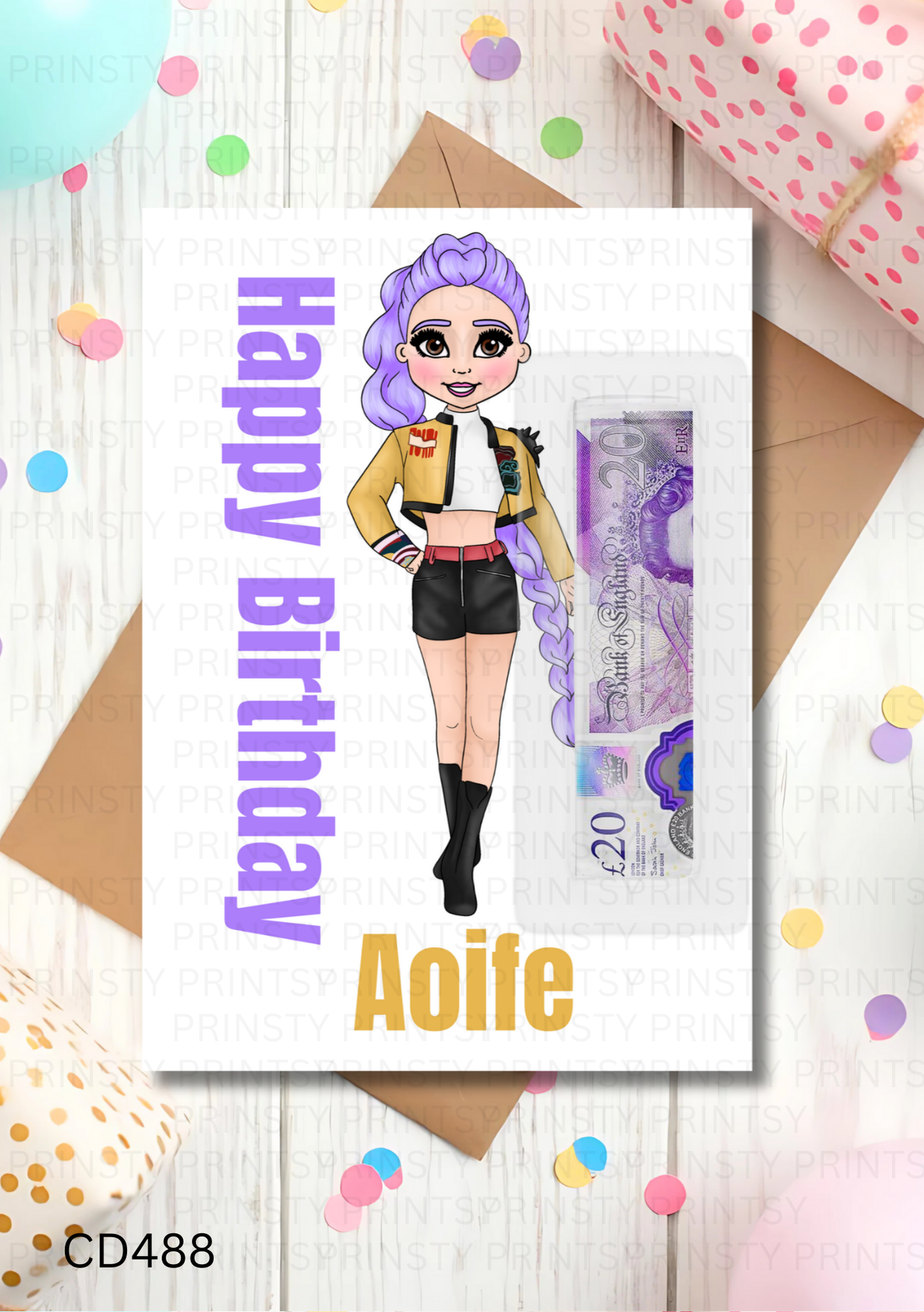 Rumi Dolly Money Card