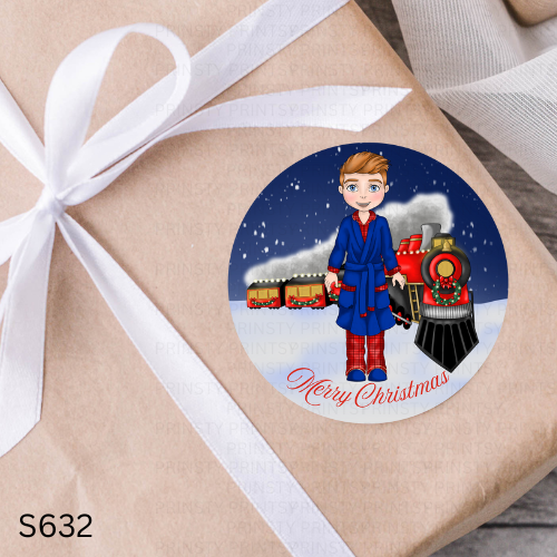 Christmas Dude Gift Stickers