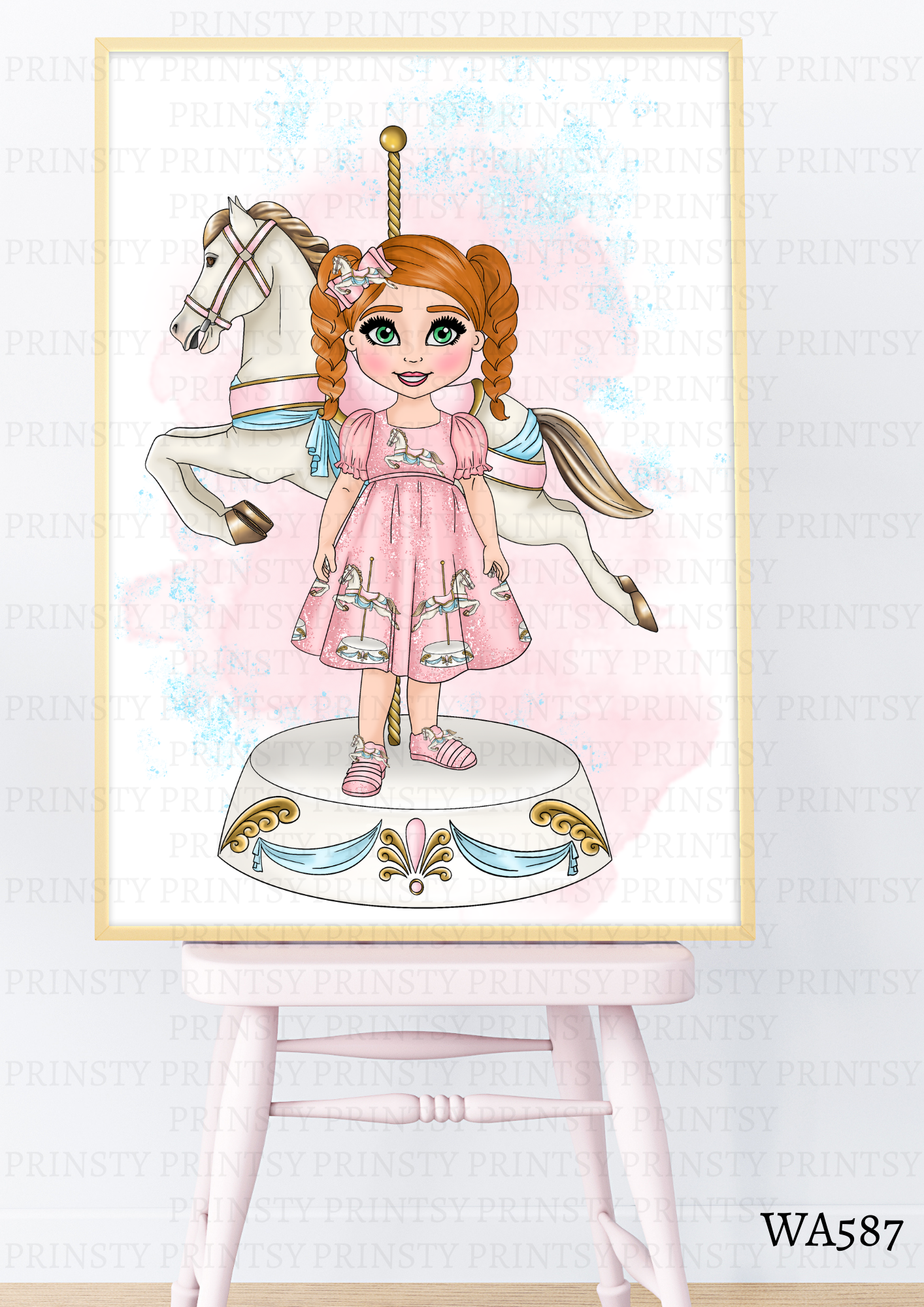 Carousel Dolly Wall Art
