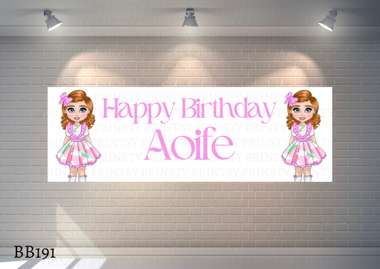 Rainbow Dolly Banner