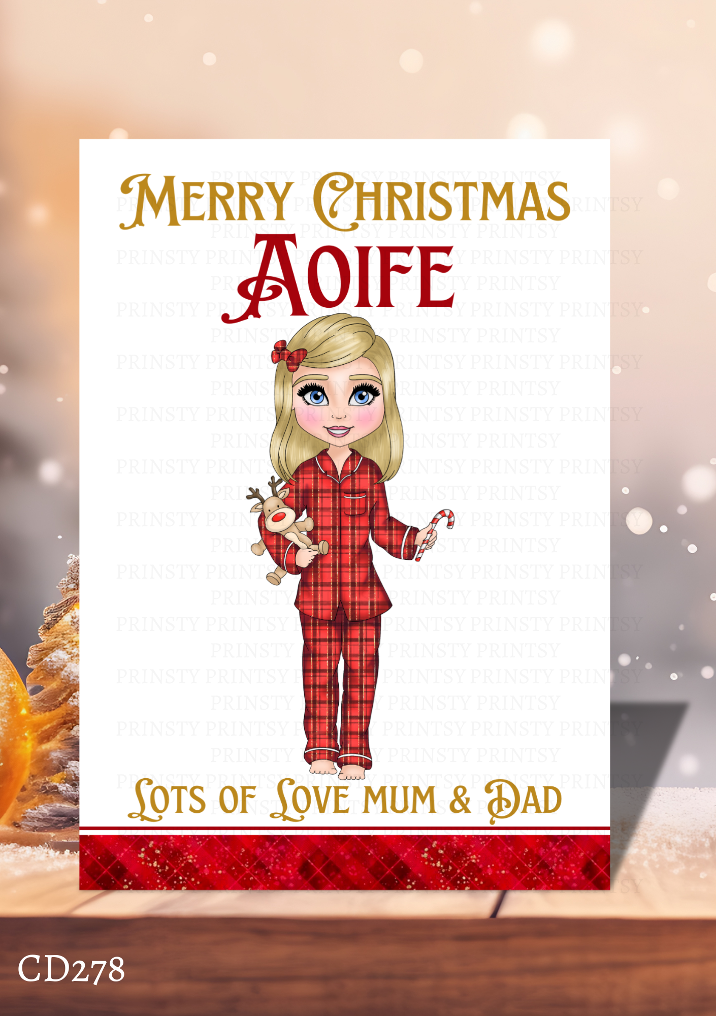 Christmas Dolly Card