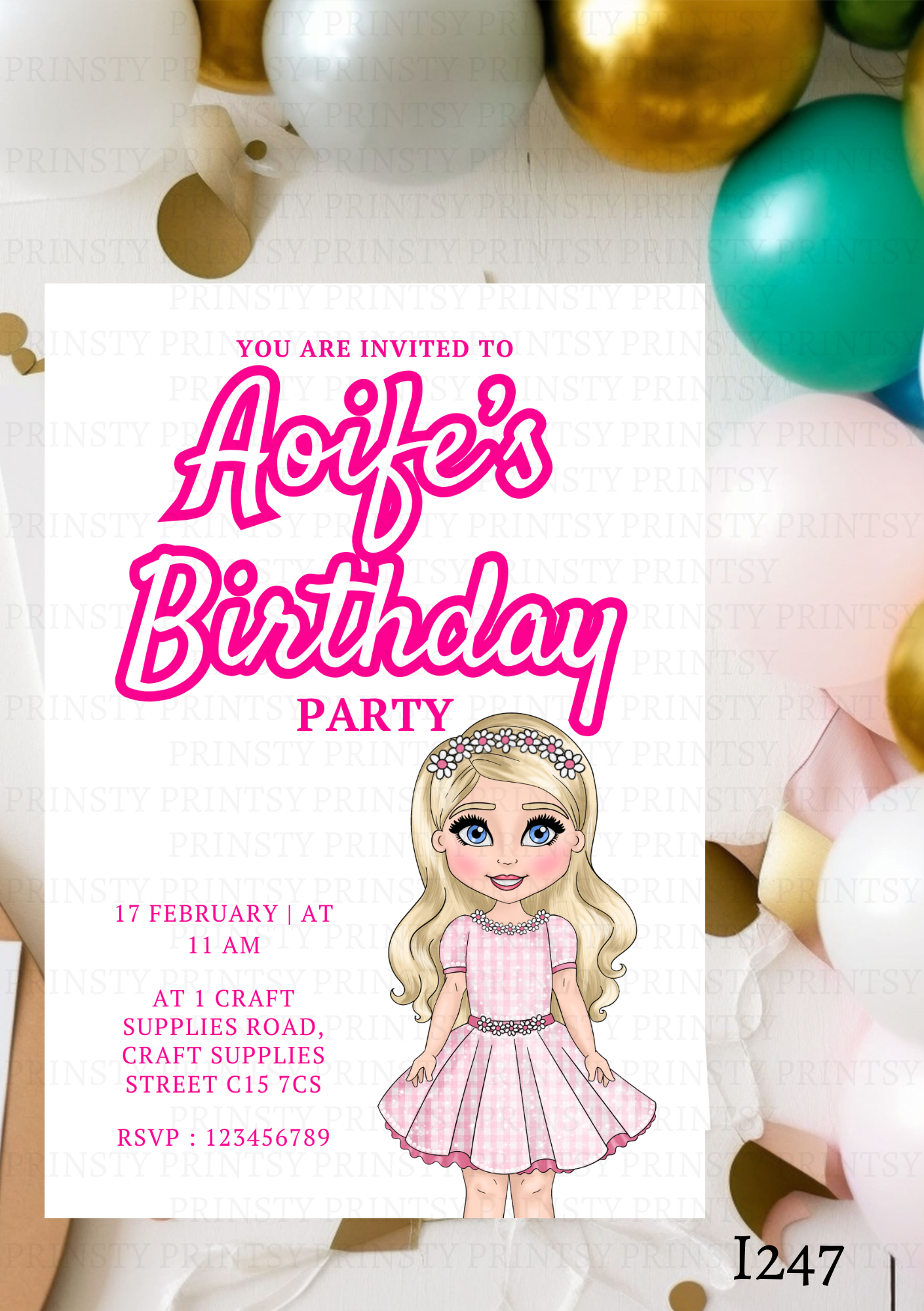 Dolly's Dolly Invite