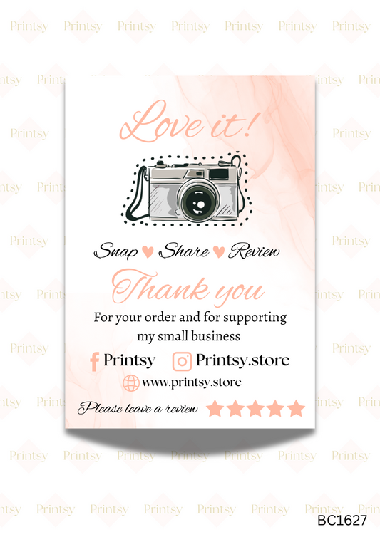 Snap, Tag and Share Cards