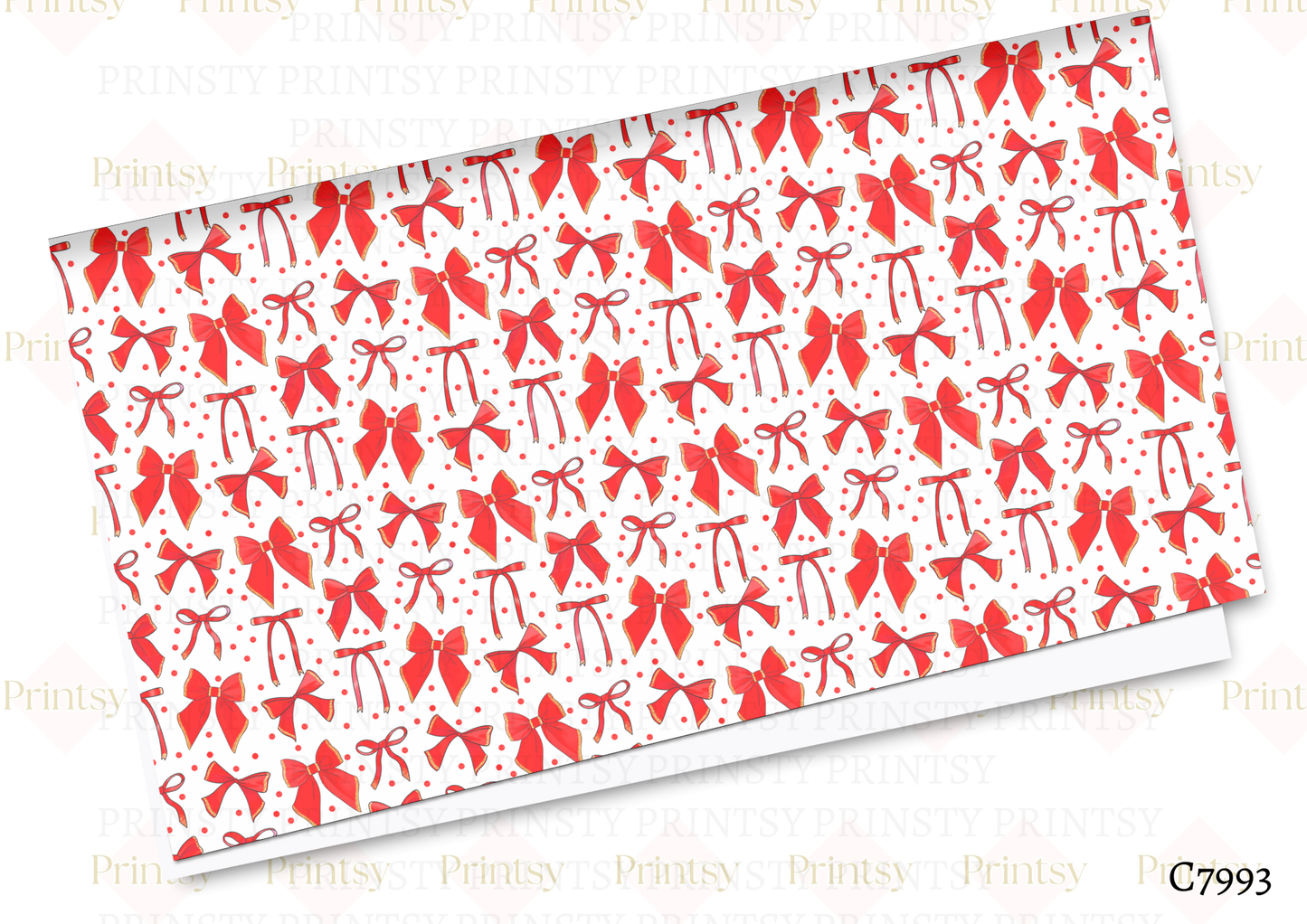 Christmas Bow Canvas