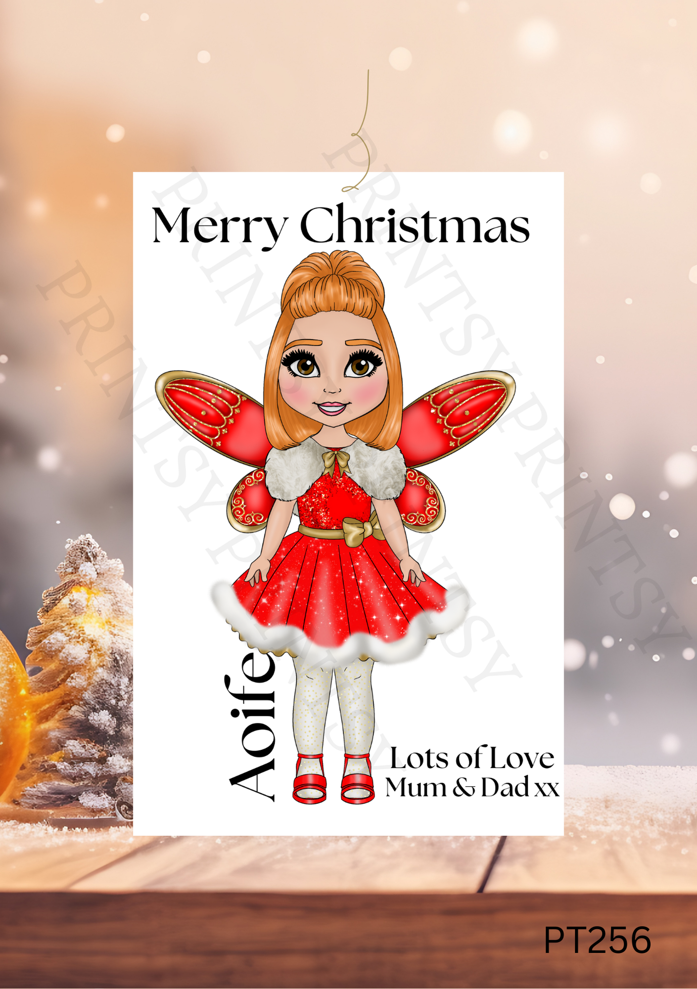 Christmas Fairy Gift Label