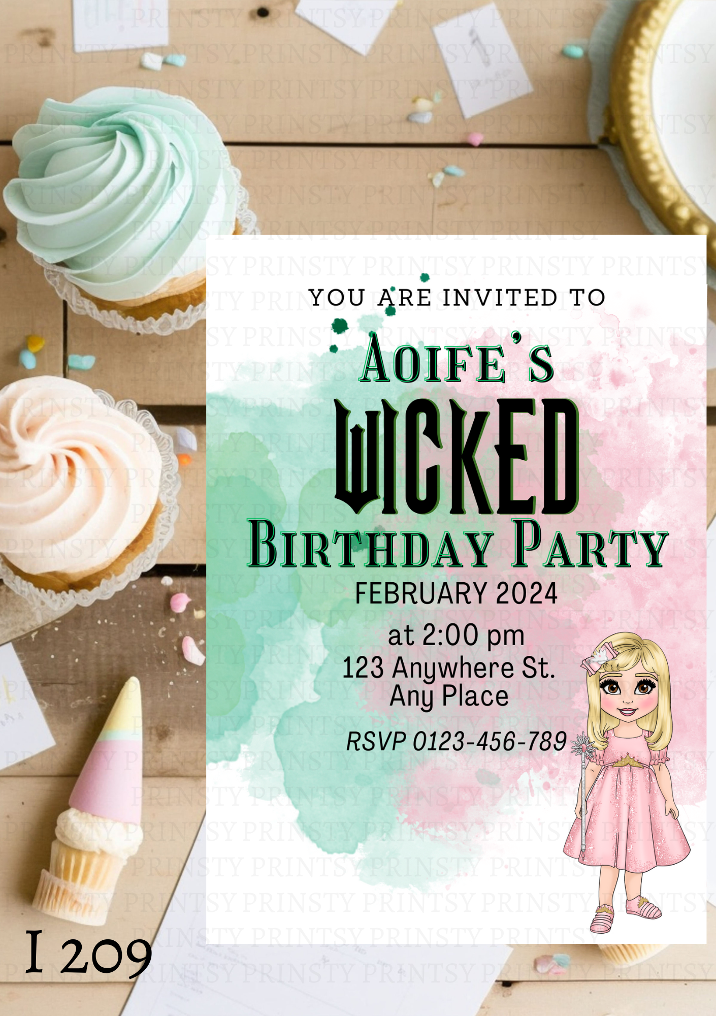 Wicked Birthday Invite