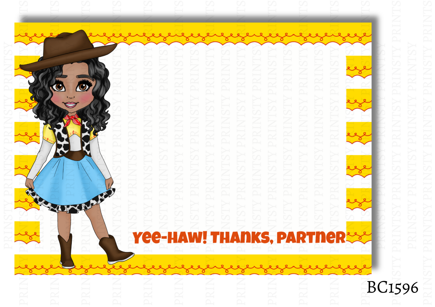 Toy Land Dolly Bow Card
