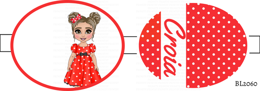 Spotty Dress Dolly Bow Loop