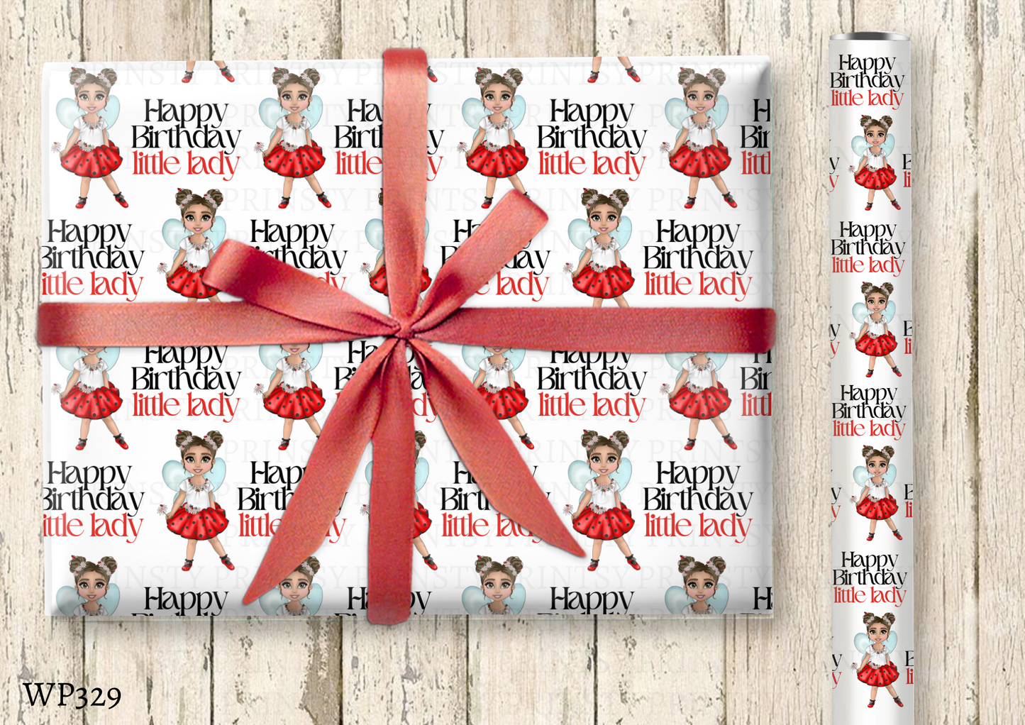 Little Ladybird Dolly Wrapping Paper