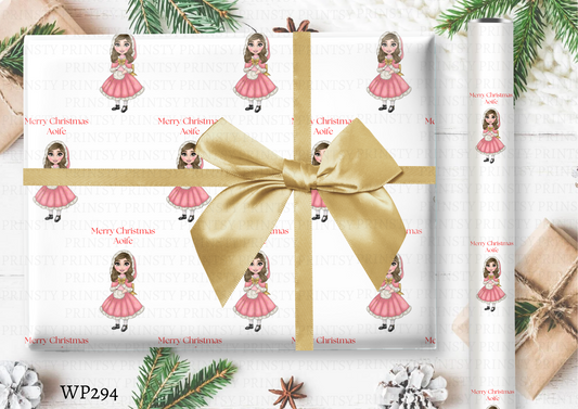 Christmas Dolly Wrapping paper