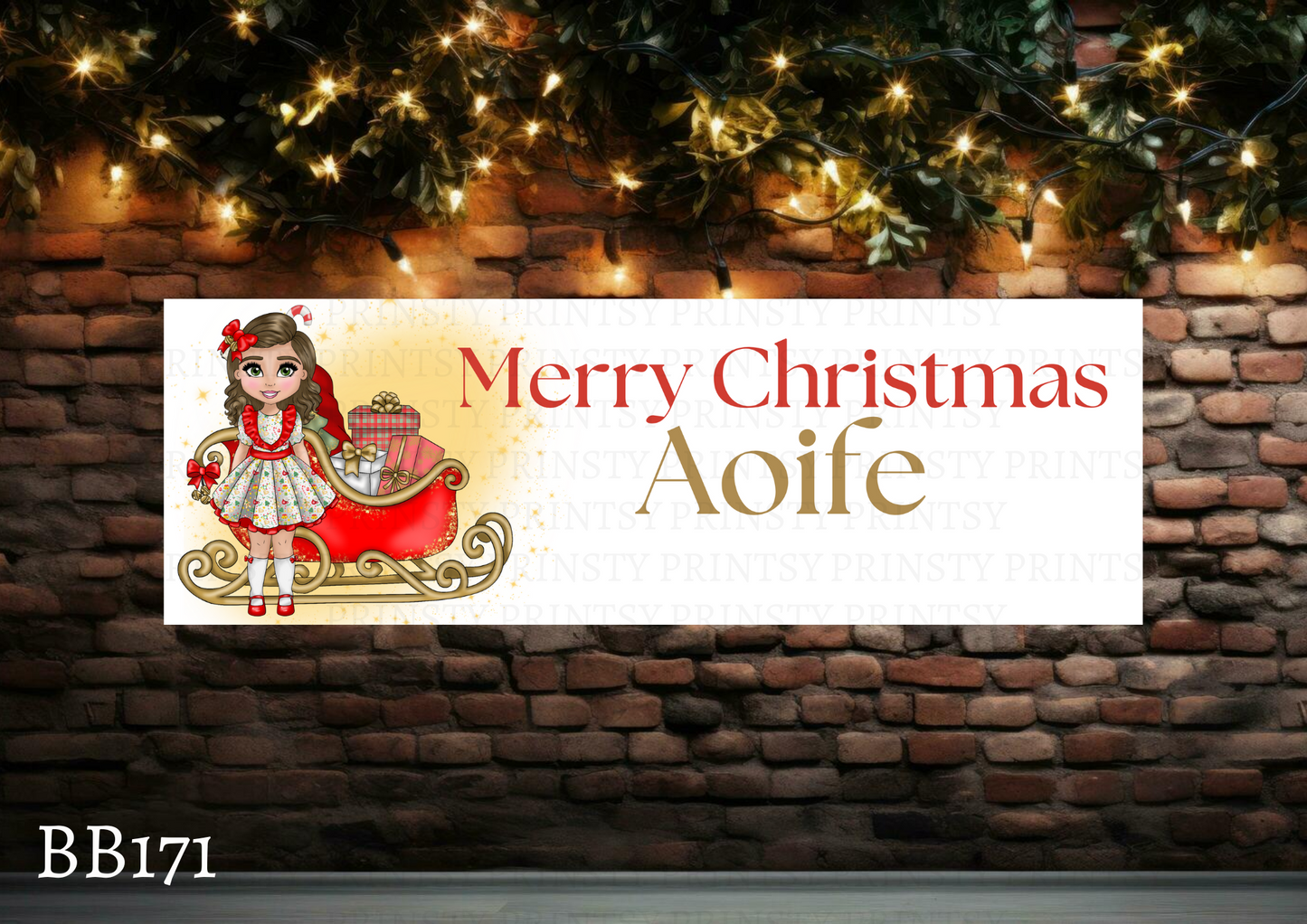 Dolly Christmas Banner