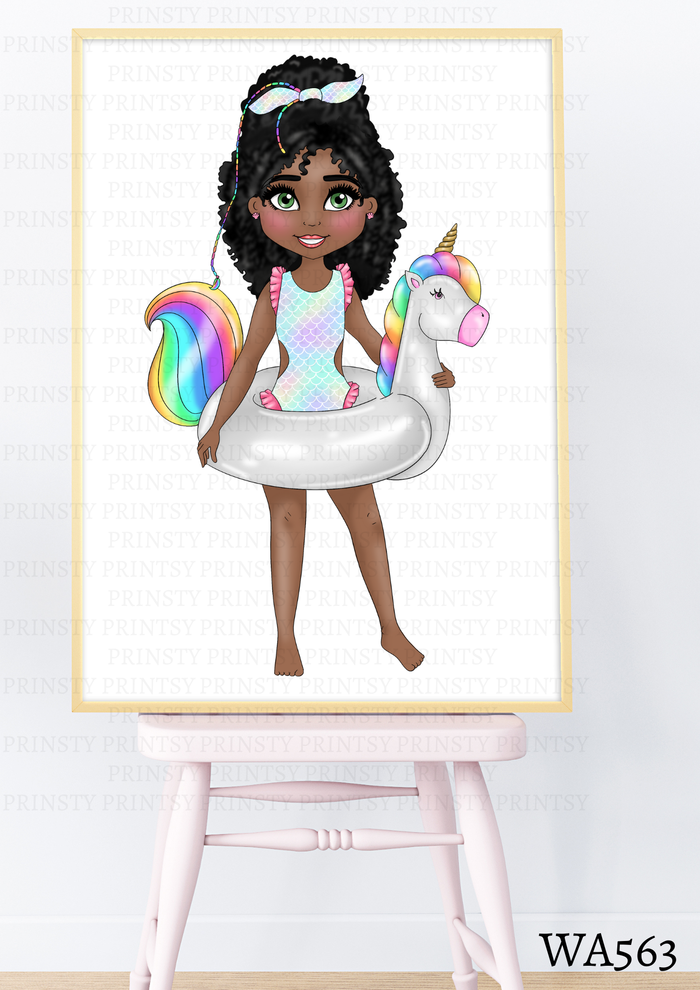 Pool Party Dolly Wall Art