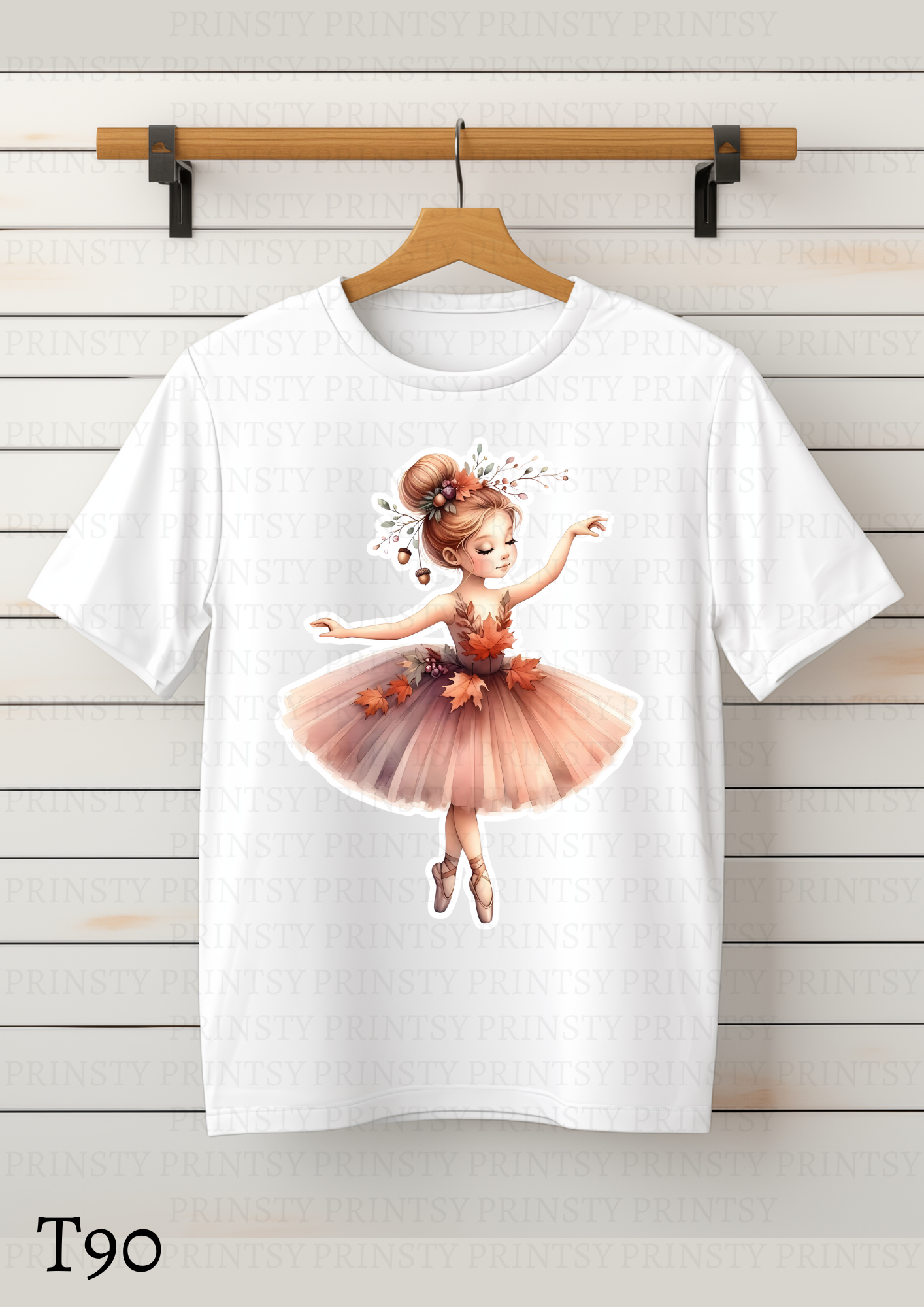 Autumn Ballerina Kids T-Shirt