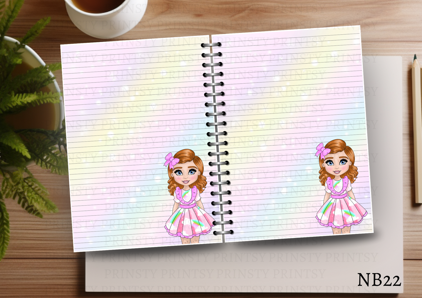 Rainbow Dolly Note Book