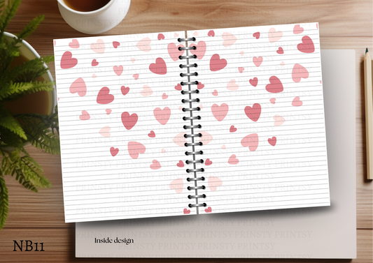 Valentines Note Book