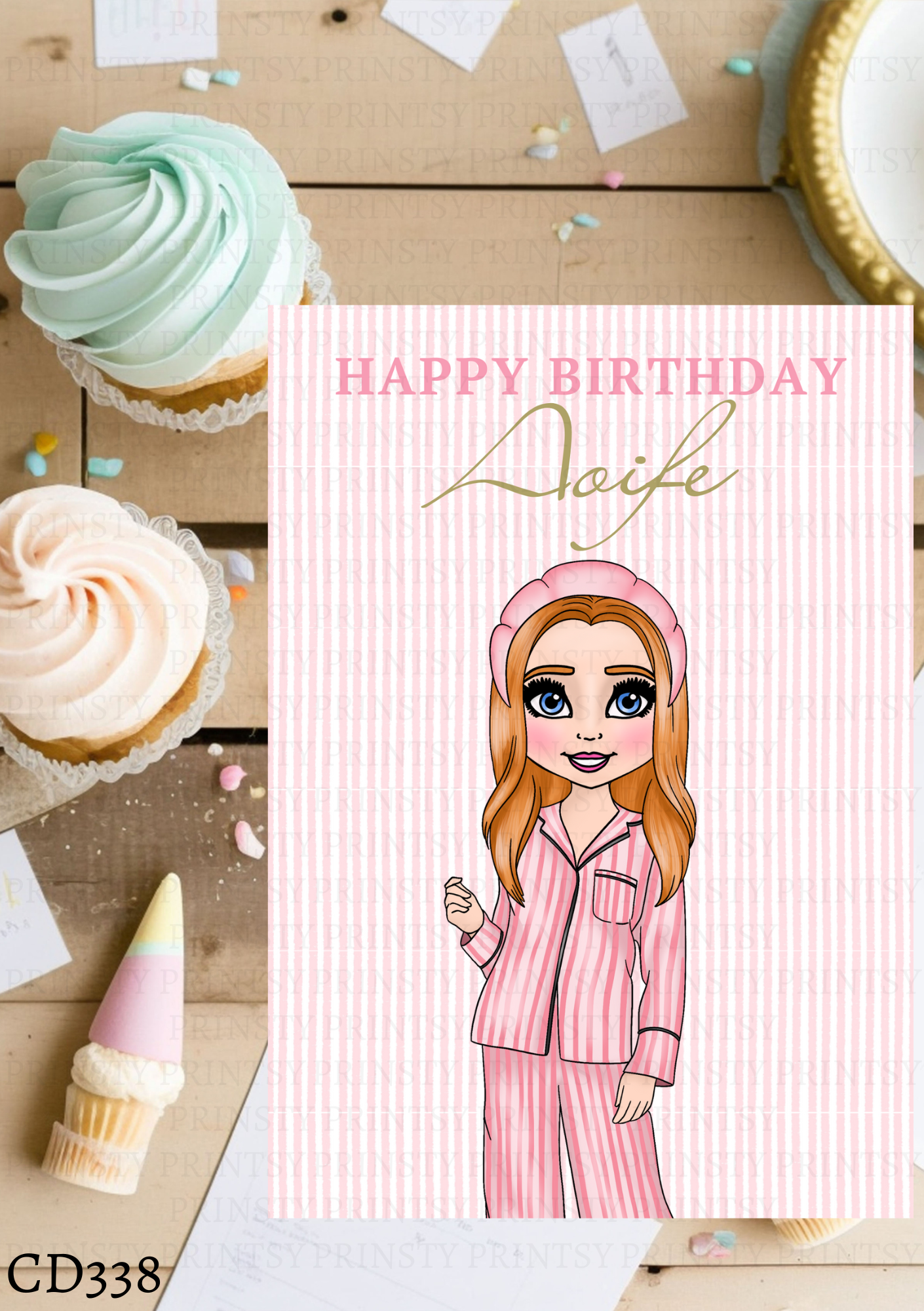 Make Up Dolly Celebration Card