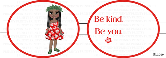 Red Hawaiian Dolly Bow Loop