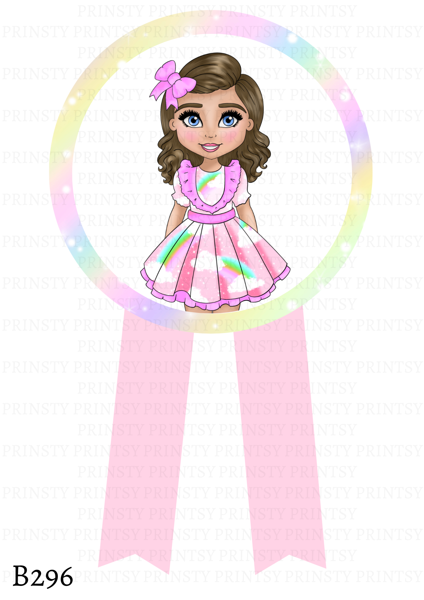Rainbow Dolly Badge