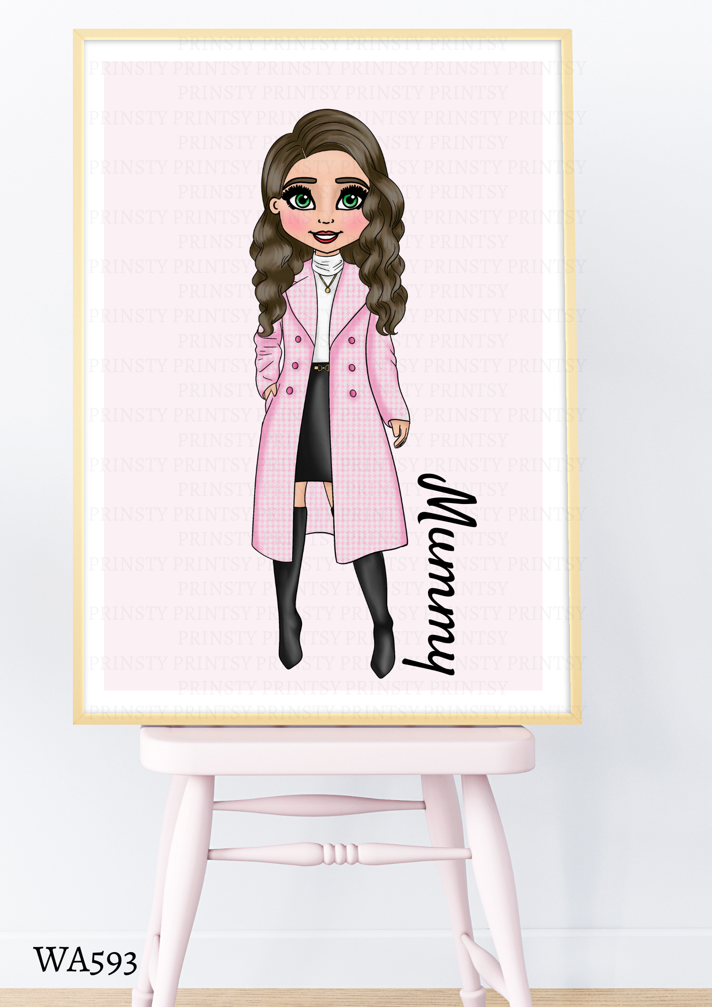 Elegant Dolly Wall Art