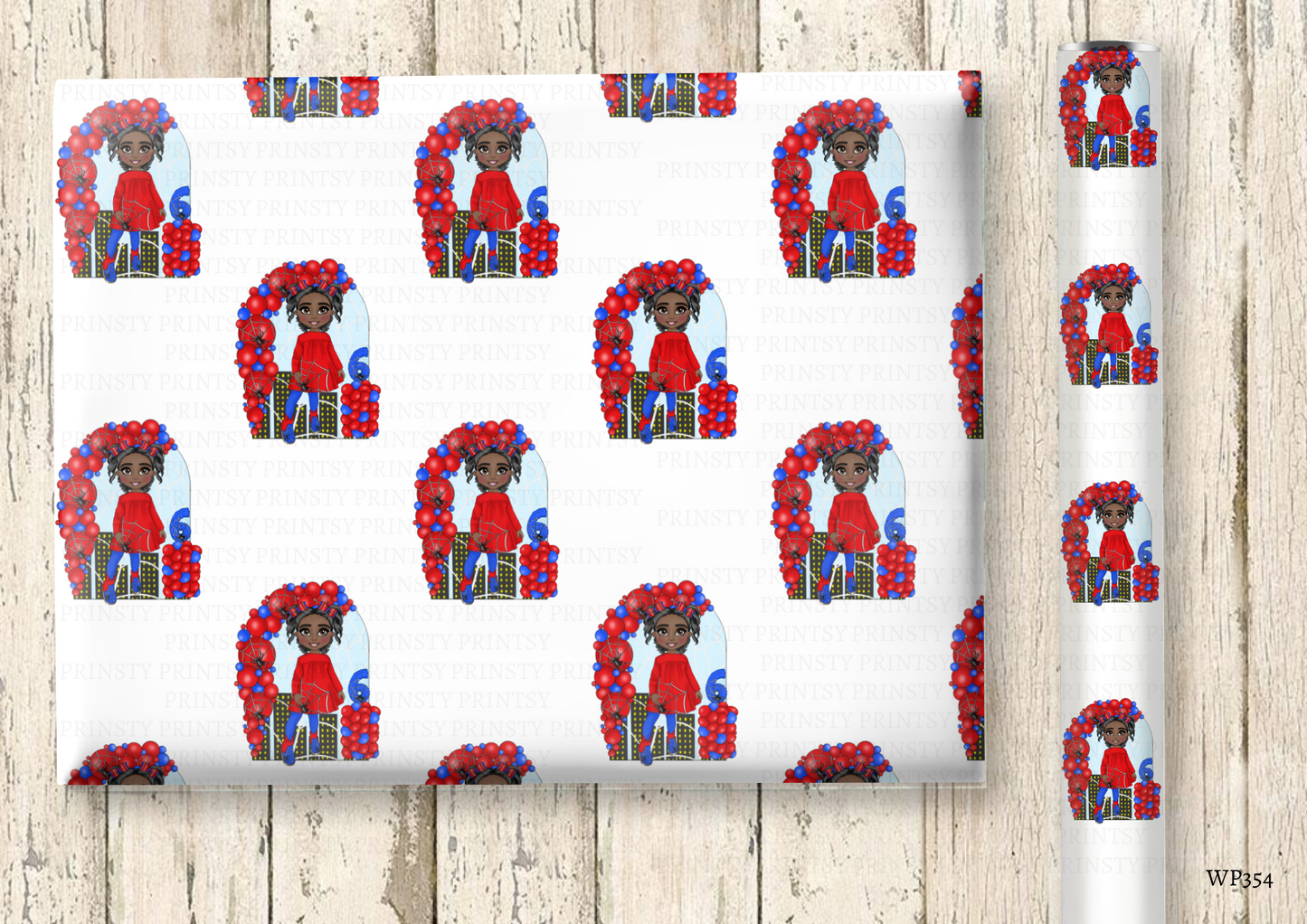 Web Dolly Wrapping Paper