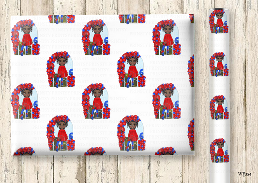 Web Dolly Wrapping Paper