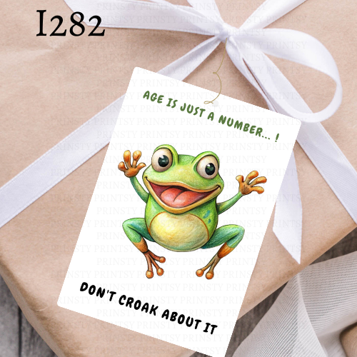 Frog Gift Label