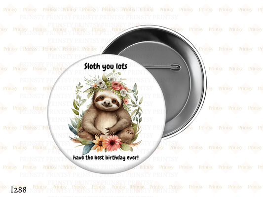 Sloth BowBitz/Badges