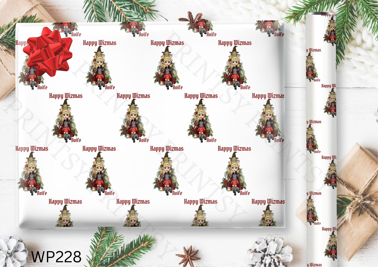 Dolly & Dude Christmas Wrapping Paper