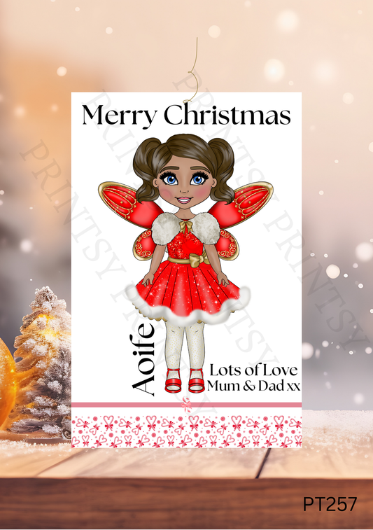 Christmas Fairy Gift Label