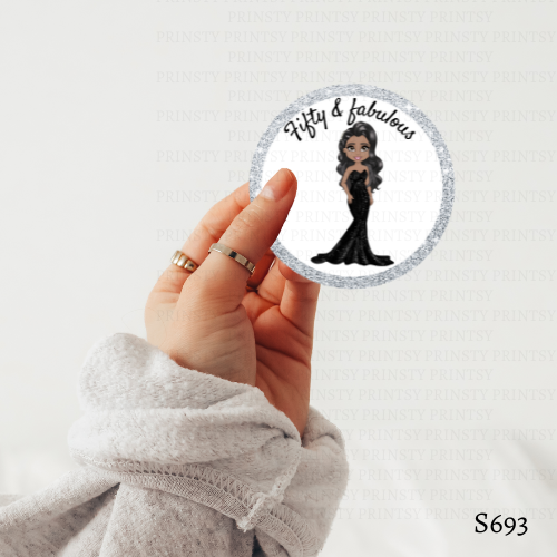 Elegant Dolly Sticker Sheet