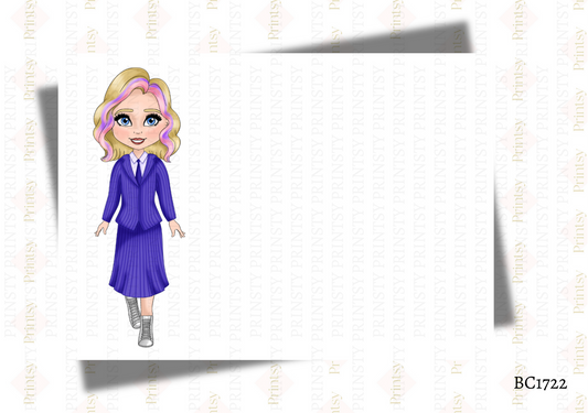 Spooky & Kooky Dolly Bow Card