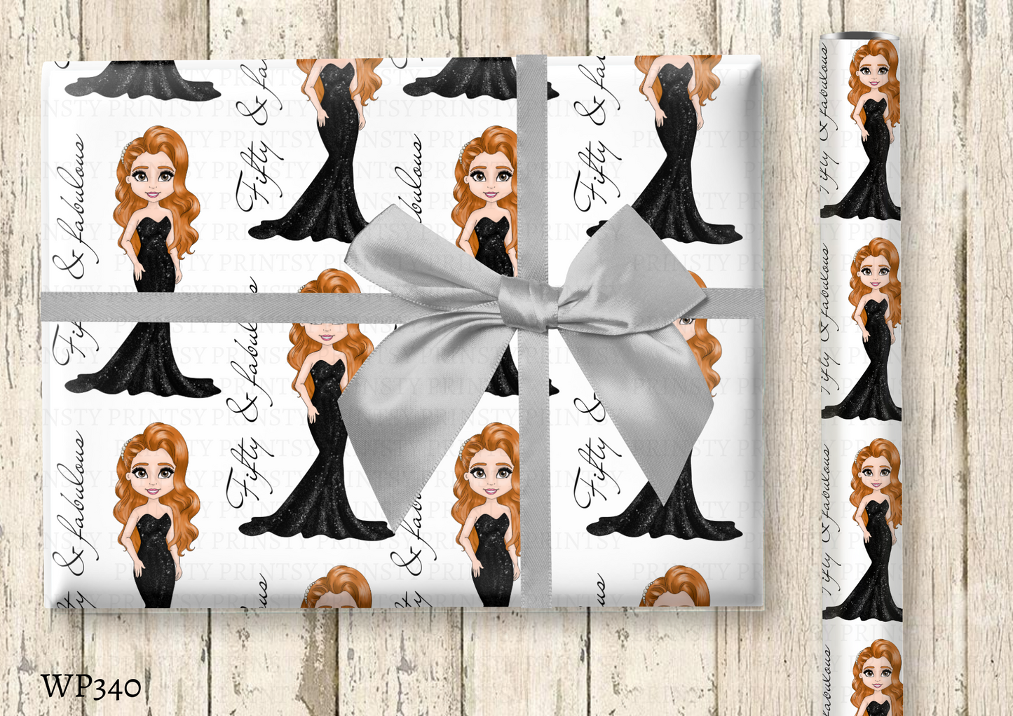 Elegant Dolly Wrapping Paper