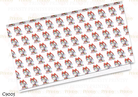 Christmas Unicorn Canvas