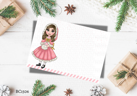 Christmas Dolly Bow Card