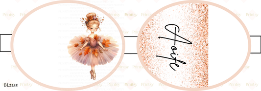 Autumn Ballerina Bow Loop