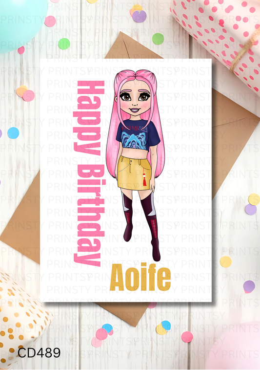 Mira Dolly Celebration Card