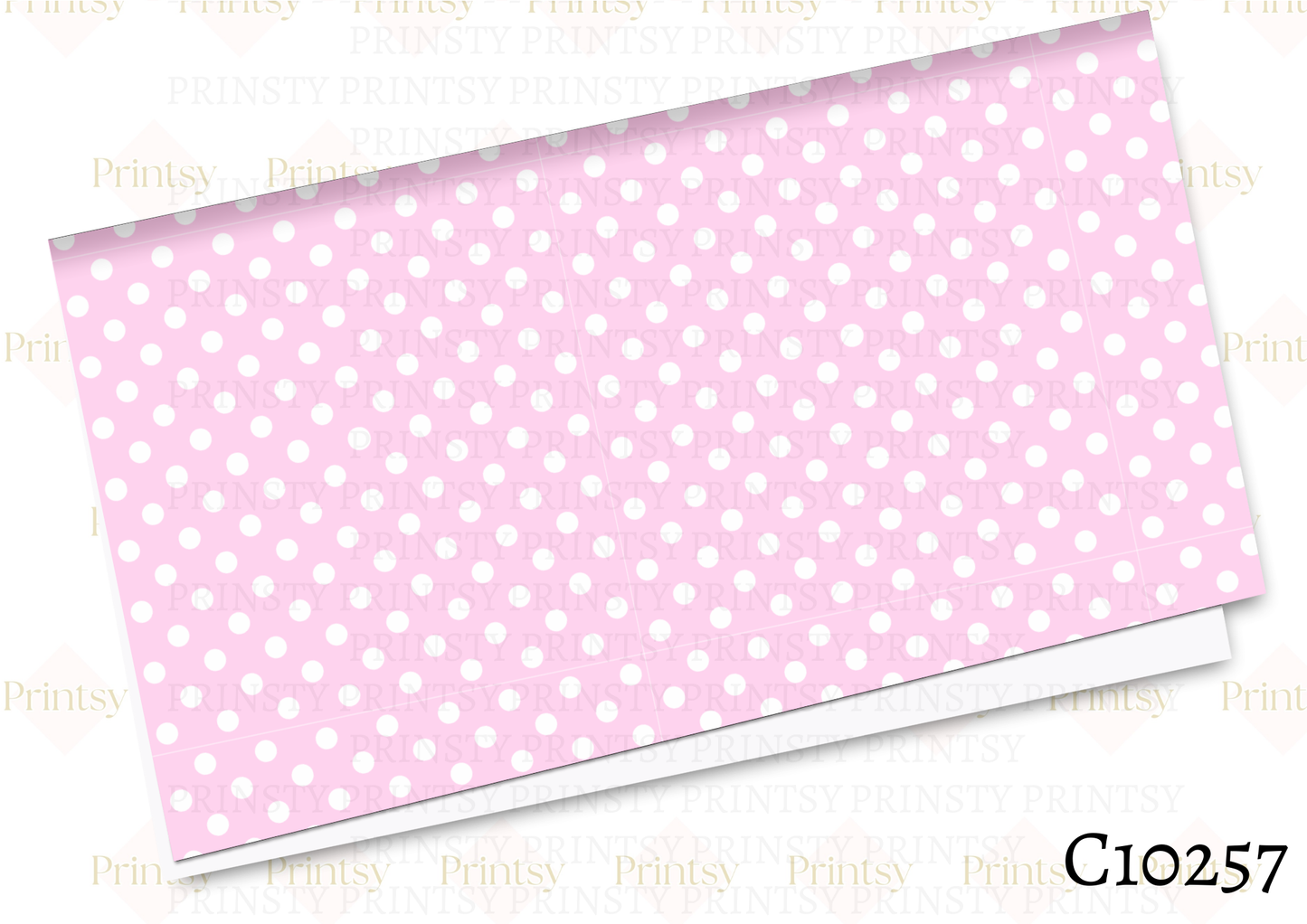 Pink & White Spots Canvas