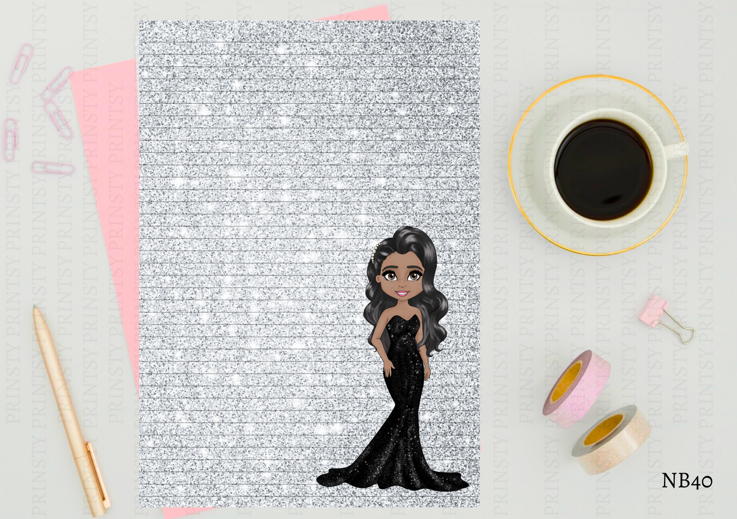 Elegant Dolly Note Book