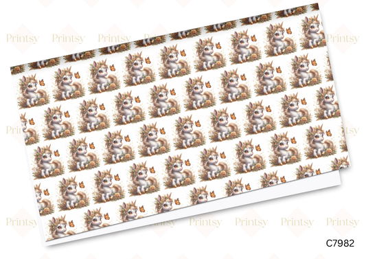 Autumn Unicorn Canvas