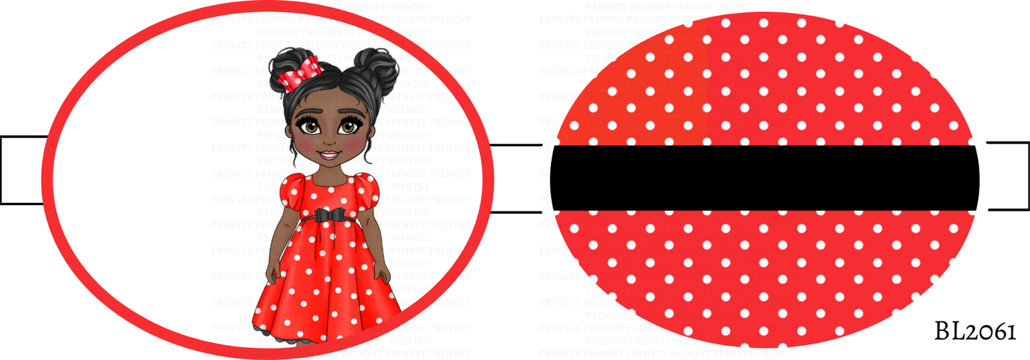 Spotty Dress Dolly Bow Loop