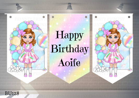 Rainbow Dolly Bunting