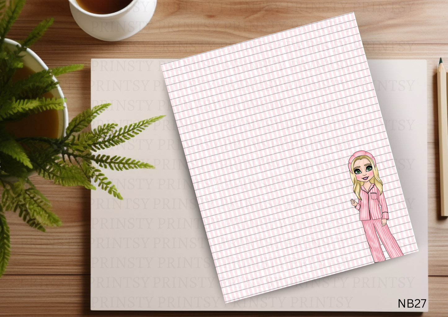 Make Up Dolly Note Book