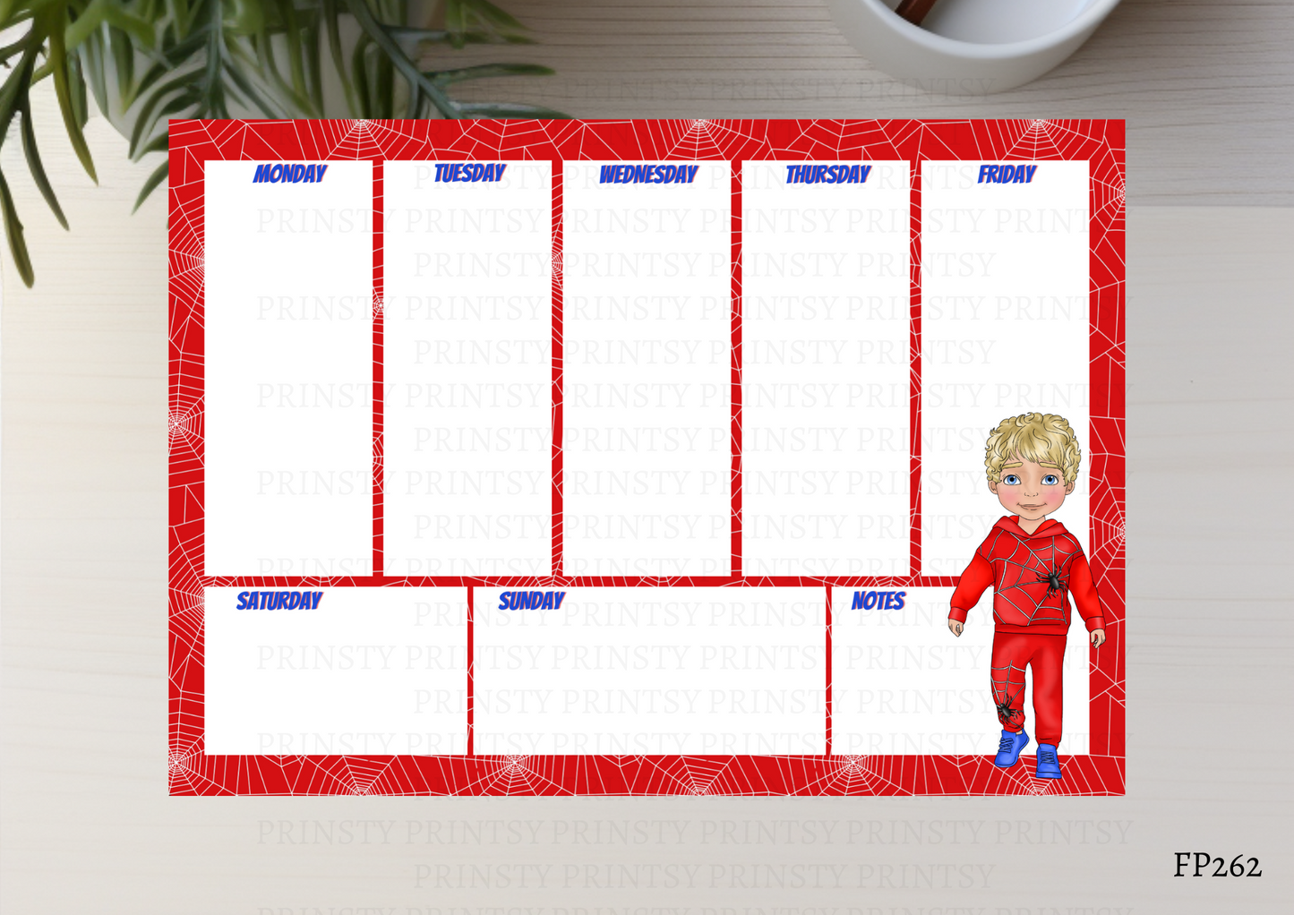 Web Dude Weekly Planner