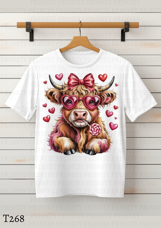 Highland Cow Kids T-Shirt